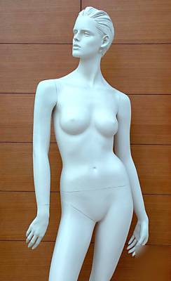 Sculpture head full female mannequin shop display 