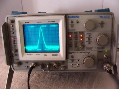 Tektronix 492 18GHZ spectrum analyzer w/opt 1,2,3 