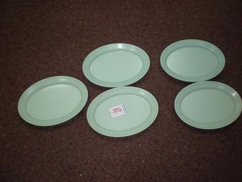 (l) green arrowhead & dallas ware 12