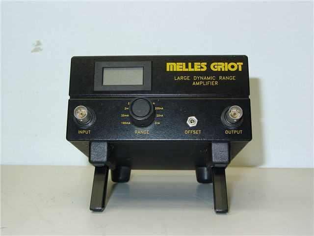 Melles griot 13AMP003 large dynamic range amplifier 