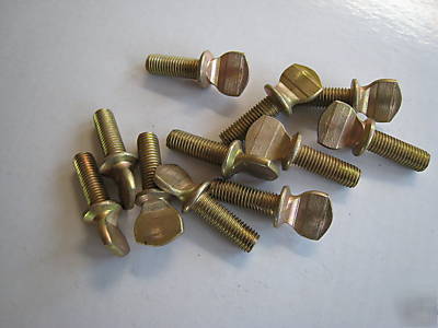  25 thumb screws 1/4-28 x 3/4 in length threads cadmium