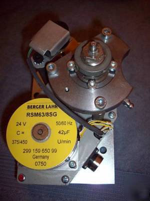 Berger lahr RSM63/8SG 24 v 299 159 550 99 motor control