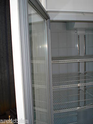CFG74 beverage air 3 glass door freezer with casters