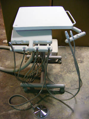 A-dec 2671 cascade duo delivery cart (3 handpiece) adec