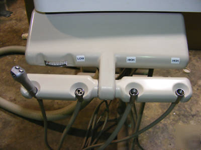 A-dec 2671 cascade duo delivery cart (3 handpiece) adec