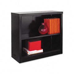 Alera twoshelf steel bookcase