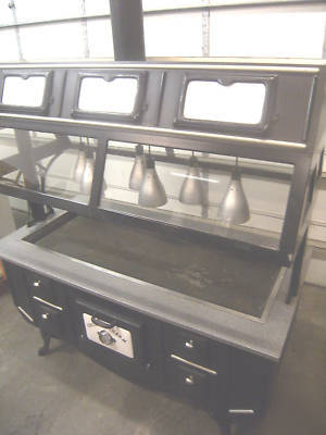 Country charm hot buffet table w/ thermostat control