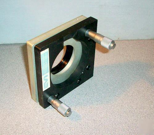 Cvi: 2-axis 50MM optic holding mount + 2 micrometers
