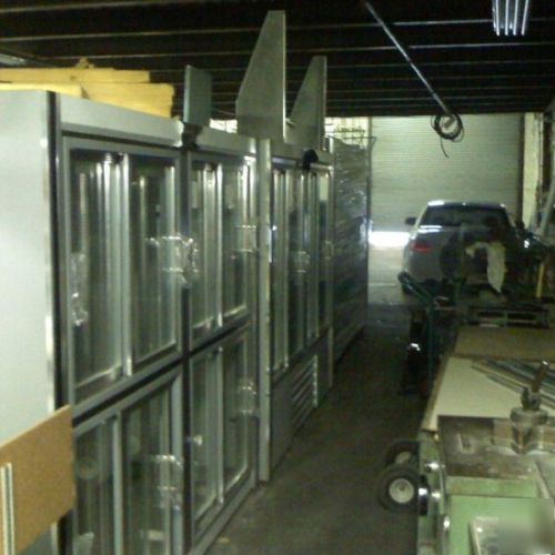 New 2 glass door cooler merchandiser refrigerator brand 