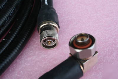 New 40 ft. andrew F4A coaxial jumper - male n and din