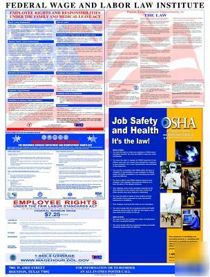 New federal all-in-one labor law poster (w/ gina law) 