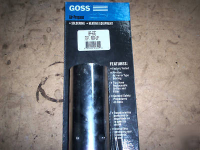 New goss bp-6TE tip end, air-lp 