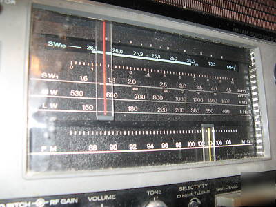 Sony crf-160 10 short wave bands plus mw lw fm bands