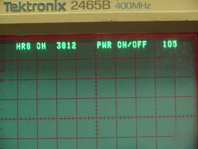 Tektronix 2465B 400MHZ oscilloscope cal'd & ready