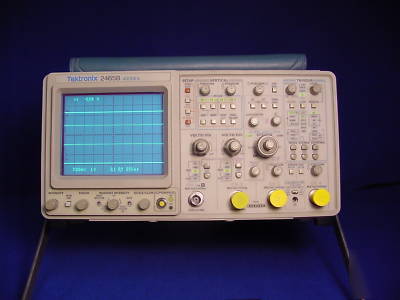 Tektronix 2465B 400MHZ oscilloscope cal'd & ready