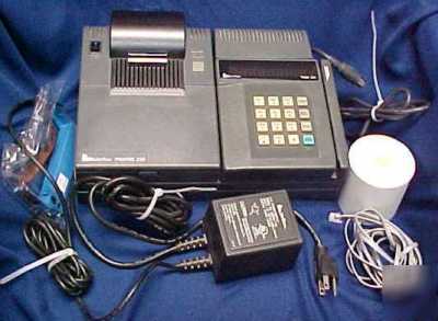 Verifone tranz 330 credit card swipe machine w/ printer