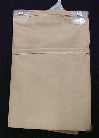 Waiter waitress bar 3 pocket waist apron usa khaki tan