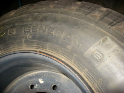 2 - foam filled general 15-19.5 ameri jumbo jc tires