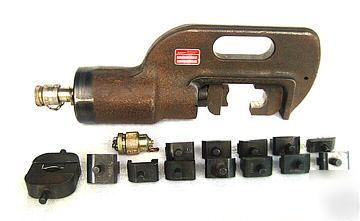 Amp dyna-crimp tool head & die set-sizes 350 -1000 mcm
