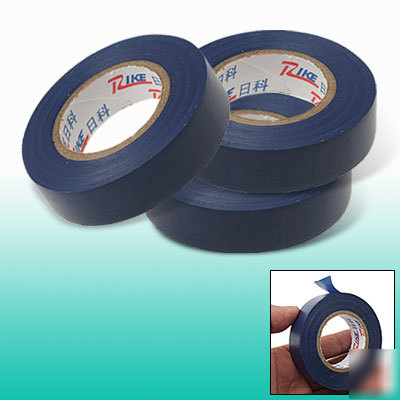 Blue pvc plastic electrical installation adhesive tape