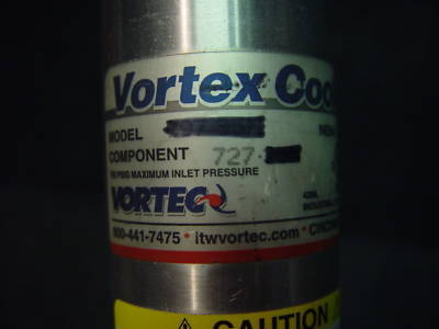 Itw vortec vortex tube enclosure cooler 727 nema 4 150P