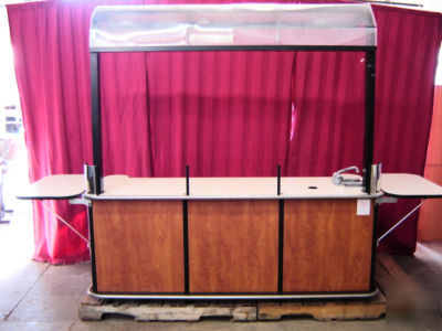 Kiosk custom built self contained cart