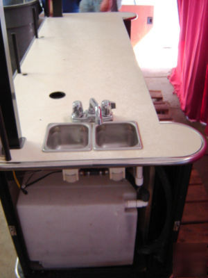 Kiosk custom built self contained cart