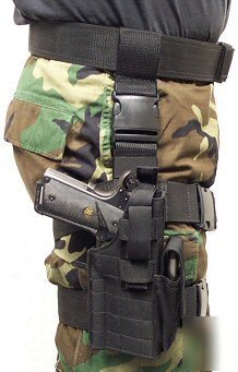 M-9 tactical thigh holster right hand-blk