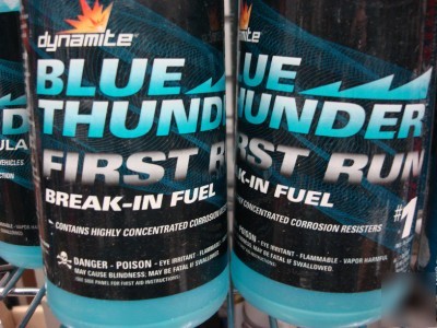 New 1QT dynamite blue thunder break in nitro fuel 