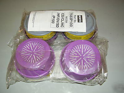 New 4 north 7583P100 replacement cartridge, respirators