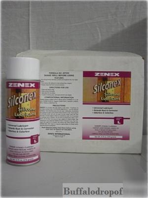 New case 12 9.75OZ zenex silconex silicone lubricant