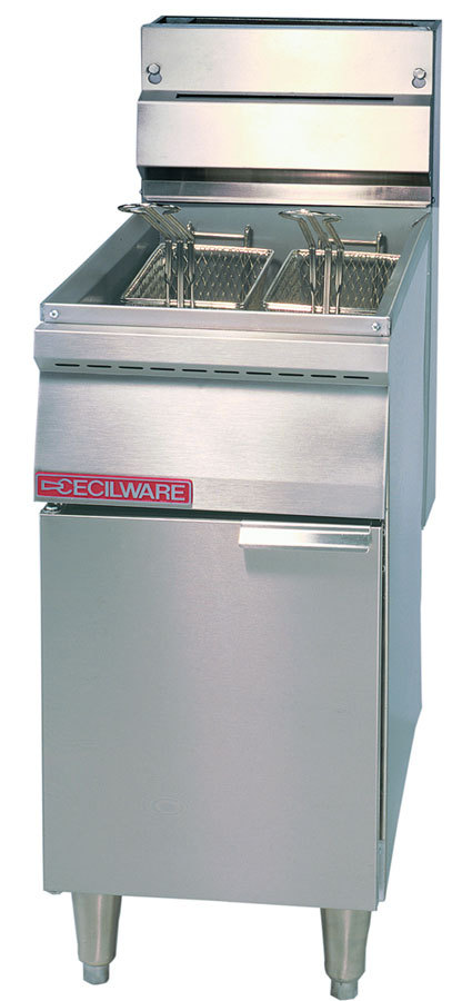 New cecilware FMP65 floor model gas deep fryer 65 lbs 