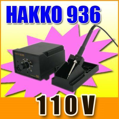 New hakko 936 esd safe iron solder station 10 tips 110V 