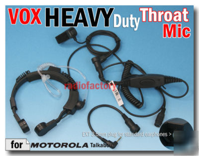 Pro throat mic for motorola talkabout T5720 69E66MT