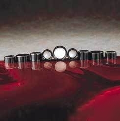 Qorpak black phenolic screw caps, pulp/vinyl : 5023/12