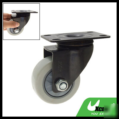 Rack top plate single wheel caster replacement connect
