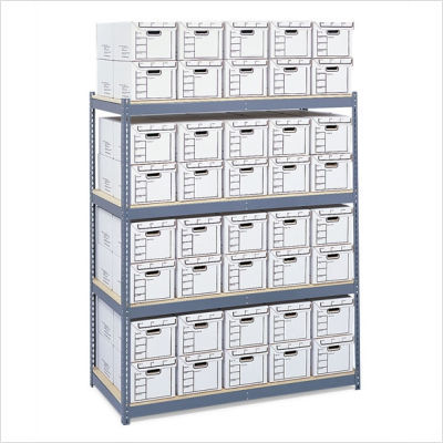 Safco products archival shelving steel pack