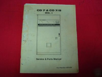 Selectivend cd 7 cd 7/5 service manual â€“ soda machine