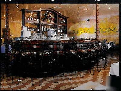 Vintage restaurant bar/ chicago