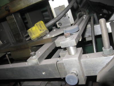 Franklin 1020 1-ton analog hot stamp machine w/2X4 head