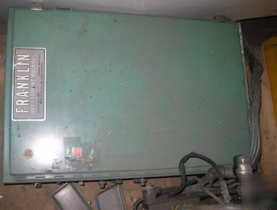 Franklin 1020 1-ton analog hot stamp machine w/2X4 head