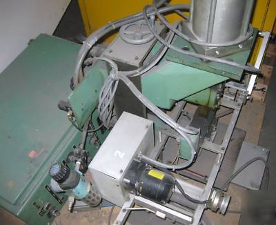 Franklin 1020 1-ton analog hot stamp machine w/2X4 head