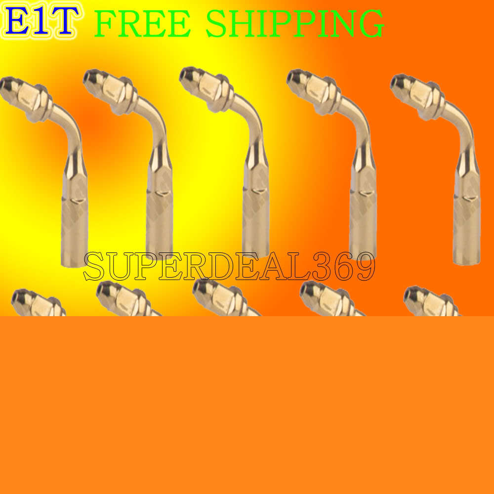 10PCS ultrasonic scaler endo file holder tip 120Â°chuck 