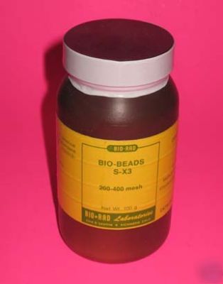 $383 value 100 g bio-rad bio-beads s-X3