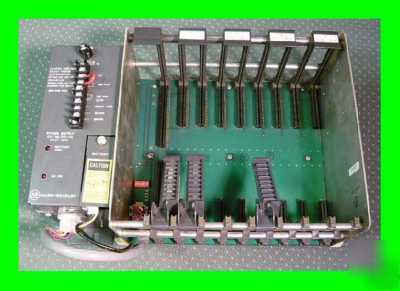 Allen bradley plc 1771 i/o chassis w/power supply