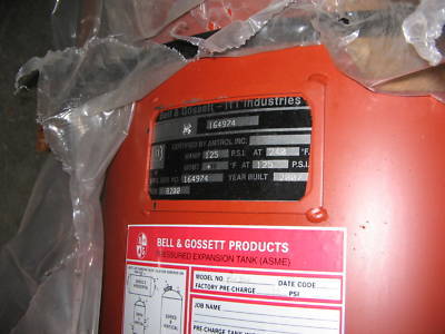 Bell & gossett B200 pressured expansion tank (asme)