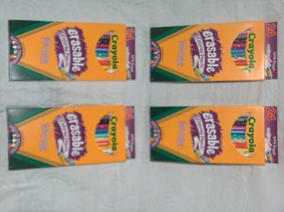 Crayola erasable colored pencils 4 count free shipping