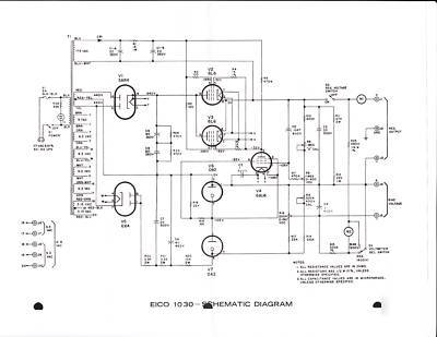 Eico MODEL1030 regulated tube-type power supply