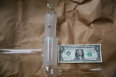 New eck & krebs stopcock horizontal flow, high vacuum - 