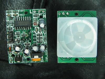 Pir sensor b stamp pic avr mcu robot motion detector